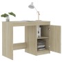 Escritorio madera contrachapada color roble Sonoma 100x50x76 cm de vidaXL, Escritorios - Ref: Foro24-801799, Precio: 79,86 €,...