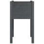 Solid gray pine wood planter 40x40x70 cm by vidaXL, Pots and planters - Ref: Foro24-810793, Price: 30,33 €, Discount: %