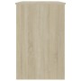 Escritorio madera contrachapada color roble Sonoma 100x50x76 cm de vidaXL, Escritorios - Ref: Foro24-801799, Precio: 79,86 €,...