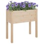 Solid pine wood planter 70x31x70 cm by vidaXL, Pots and planters - Ref: Foro24-810819, Price: 55,33 €, Discount: %