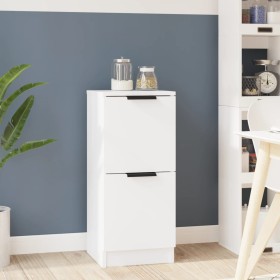 White plywood sideboard 30x30x70 cm by vidaXL, Sideboards - Ref: Foro24-811169, Price: 49,48 €, Discount: %