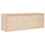 Armario de pared de madera maciza de pino 100x30x35 cm de vidaXL, Estantes y estanterías - Ref: Foro24-813465, Precio: 69,18 ...