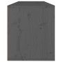 Gray solid pine wood wall cabinet 100x30x35 cm by vidaXL, Shelves and shelves - Ref: Foro24-813469, Price: 67,99 €, Discount: %