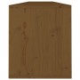 Armario de pared 2 uds madera de pino marrón miel 100x30x35 cm de vidaXL, Estantes y estanterías - Ref: Foro24-813472, Precio...