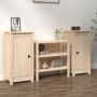 Display cabinets 2 units solid pine wood 40x35x80 cm by vidaXL, Sideboards - Ref: Foro24-813725, Price: 102,26 €, Discount: %