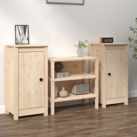 Aparadores 2 uds madera maciza de pino 40x35x80 cm de vidaXL, Aparadores - Ref: Foro24-813725, Precio: 100,95 €, Descuento: %