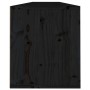 Armario de pared 2 uds madera maciza de pino negro 100x30x35 cm de vidaXL, Estantes y estanterías - Ref: Foro24-813474, Preci...