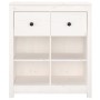 Solid white pine wood sideboard 70x35x80 cm by vidaXL, Sideboards - Ref: Foro24-813765, Price: 84,97 €, Discount: %