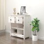 Solid white pine wood sideboard 70x35x80 cm by vidaXL, Sideboards - Ref: Foro24-813765, Price: 84,97 €, Discount: %