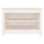 White solid pine wood shoe bench 70x38x45.5 cm by vidaXL, Shoe racks and shoe organizers - Ref: Foro24-813770, Price: 53,25 €...