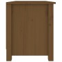 Banco zapatero madera maciza de pino marrón miel 70x38x45,5cm de vidaXL, Zapateros y organizadores de calzado - Ref: Foro24-8...