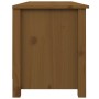 Banco zapatero madera maciza de pino marrón miel 110x38x45,5 cm de vidaXL, Zapateros y organizadores de calzado - Ref: Foro24...