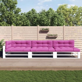 Palettenkissen 7 Stück rosa Stoff von vidaXL, Kissen für Stühle und Sofas - Ref: Foro24-3188923, Preis: 202,99 €, Rabatt: %