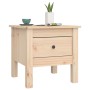 Side table 2 units of solid pine wood 40x40x39 cm by vidaXL, Side tables - Ref: Foro24-813785, Price: 76,48 €, Discount: %