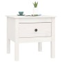 Side table 2 pcs solid white pine wood 50x50x49 cm by vidaXL, Side tables - Ref: Foro24-813797, Price: 60,16 €, Discount: %