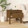 Side table 2 pcs solid pine wood honey brown 50x50x49 cm by vidaXL, Side tables - Ref: Foro24-813801, Price: 60,16 €, Discoun...