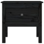 Mesa auxiliar 2 uds de madera maciza de pino negro 50x50x49 cm de vidaXL, Mesas auxiliares - Ref: Foro24-813803, Precio: 60,1...