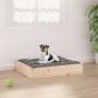 Hundebett aus massivem Kiefernholz 51,5x44x9 cm von vidaXL, Betten für Hunde - Ref: Foro24-820846, Preis: 25,99 €, Rabatt: %