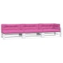 Palettenkissen 7 Stück rosa Stoff von vidaXL, Kissen für Stühle und Sofas - Ref: Foro24-3188923, Preis: 201,31 €, Rabatt: %