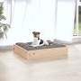 Hundebett aus massivem Kiefernholz 51,5x44x9 cm von vidaXL, Betten für Hunde - Ref: Foro24-820846, Preis: 25,99 €, Rabatt: %