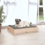 Cama para perros madera maciza de pino 61,5x49x9 cm de vidaXL, Camas para perros - Ref: Foro24-820851, Precio: 28,42 €, Descu...