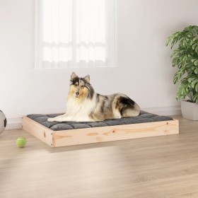 Cama para perros madera maciza de pino 91,5x64x9 cm de vidaXL, Camas para perros - Ref: Foro24-820861, Precio: 45,99 €, Descu...