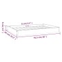 Cama para perros madera maciza de pino 91,5x64x9 cm de vidaXL, Camas para perros - Ref: Foro24-820861, Precio: 45,52 €, Descu...