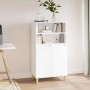 Tall white plywood sideboard 60x36x110 cm by vidaXL, Sideboards - Ref: Foro24-821220, Price: 100,41 €, Discount: %