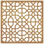 Corten steel garden wall ornament Moorish design 55x55 cm by vidaXL, Posters, prints and visual art - Ref: Foro24-824478, Pri...