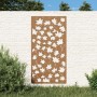 Adorno de pared jardín acero corten diseño hoja arce 105x55 cm de vidaXL, Carteles, copias y arte visual - Ref: Foro24-824479...