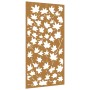 Corten steel garden wall decoration maple leaf design 105x55 cm by vidaXL, Posters, prints and visual art - Ref: Foro24-82447...