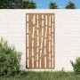 Garden wall decoration corten steel bamboo design 105x55 cm by vidaXL, Posters, prints and visual art - Ref: Foro24-824481, P...