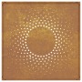 Corten steel garden wall ornament sun design 55x55 cm by vidaXL, Posters, prints and visual art - Ref: Foro24-824491, Price: ...