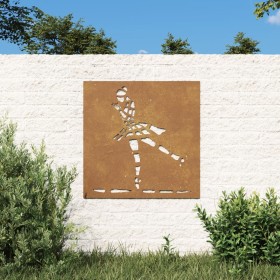 Wall decoration garden corten steel ballet dancer 55x55 cm by vidaXL, Posters, prints and visual art - Ref: Foro24-824503, Pr...