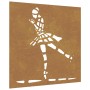 Adorno de pared jardín acero corten bailarina ballet 55x55 cm de vidaXL, Carteles, copias y arte visual - Ref: Foro24-824503,...