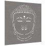 Corten steel garden wall ornament Buddha head 55x55 cm by vidaXL, Posters, prints and visual art - Ref: Foro24-824504, Price:...