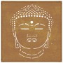 Corten steel garden wall ornament Buddha head 55x55 cm by vidaXL, Posters, prints and visual art - Ref: Foro24-824504, Price:...