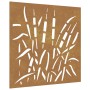 Garden wall decoration made of corten steel with grass design, 55x55 cm. by vidaXL, Posters, prints and visual art - Ref: For...