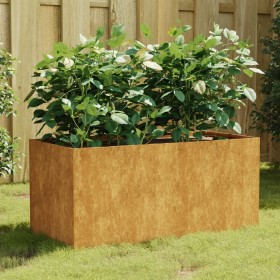 Corten steel pot 80x40x40 cm by vidaXL, Pots and planters - Ref: Foro24-824519, Price: 134,99 €, Discount: %