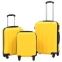 Juego de maletas rígidas con ruedas trolley amarillo ABS de vidaXL, Maletas - Ref: Foro24-91876, Precio: 128,90 €, Descuento: %