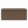 Brown metal garden shed 257x392x181 cm by vidaXL, Sheds - Ref: Foro24-143347, Price: 568,29 €, Discount: %