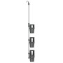 Aluminum shower hanging shelf 30x15x(67-105) cm by vidaXL, soap dishes - Ref: Foro24-154599, Price: 24,13 €, Discount: %