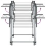 Wäscheleine aus Aluminium 107x107x120 cm von vidaXL, Wäscheleinen und Kleiderbügel - Ref: Foro24-154606, Preis: 106,47 €, Rab...