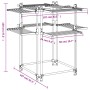 Wäscheleine aus Aluminium 107x107x120 cm von vidaXL, Wäscheleinen und Kleiderbügel - Ref: Foro24-154606, Preis: 106,47 €, Rab...