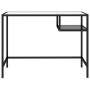 Black glass computer desk 100x36x74 cm by vidaXL, Desks - Ref: Foro24-331622, Price: 81,52 €, Discount: %