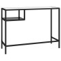 Black glass computer desk 100x36x74 cm by vidaXL, Desks - Ref: Foro24-331622, Price: 81,52 €, Discount: %