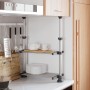 Aluminum kitchen shelf 50x25x(50-70) cm by vidaXL, Storage containers - Ref: Foro24-154616, Price: 29,57 €, Discount: %