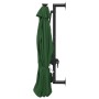 Wall umbrella with LEDs and metal pole 300 cm green by vidaXL, Umbrellas - Ref: Foro24-312523, Price: 114,32 €, Discount: %