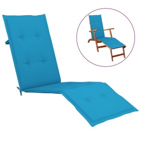 Cushion for blue lounger (75+105)x50x4 cm by vidaXL, Cushions for chairs and sofas - Ref: Foro24-314177, Price: 28,99 €, Disc...