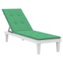 Green sunbed cushion (75+105)x50x4 cm by vidaXL, Cushions for chairs and sofas - Ref: Foro24-314178, Price: 26,28 €, Discount: %